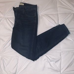 Madewell 10 inch High Rise Skinny in Hayes Wash